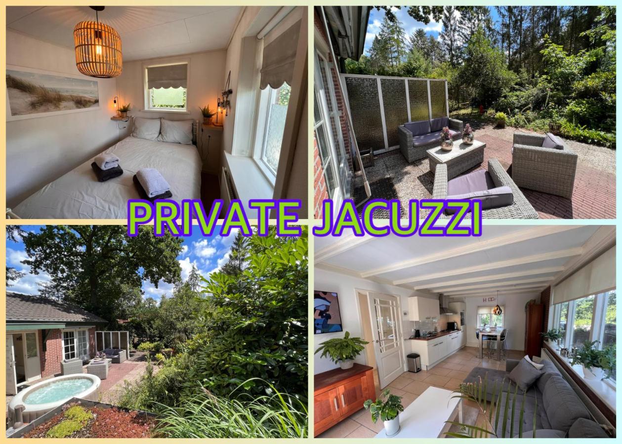 Apartamento Free Standing Vacation House Garden, Private Jacuzzi, Veluwe Woods Voorthuizen Exterior foto